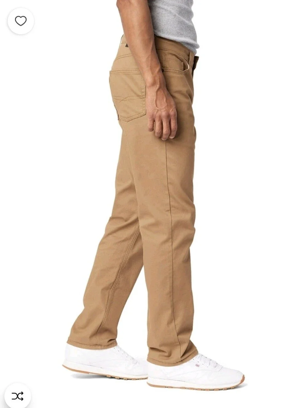 Levi Strauss Signature Men's Khaki Athletic Fit Jeans